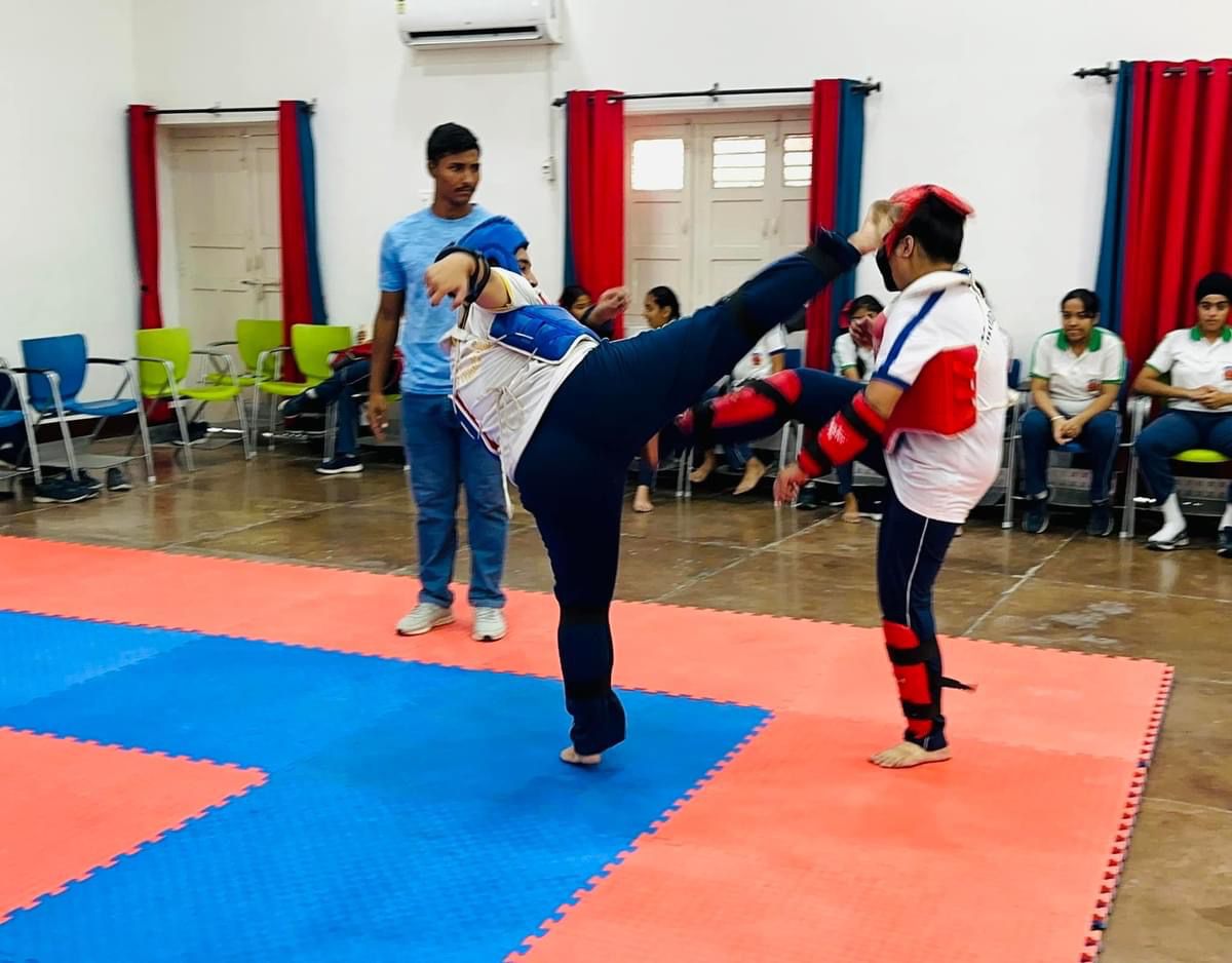2024 Inter-House Sports at MSSSP - Badminton at Modern Senior Secondary School, Patiala - image 3
